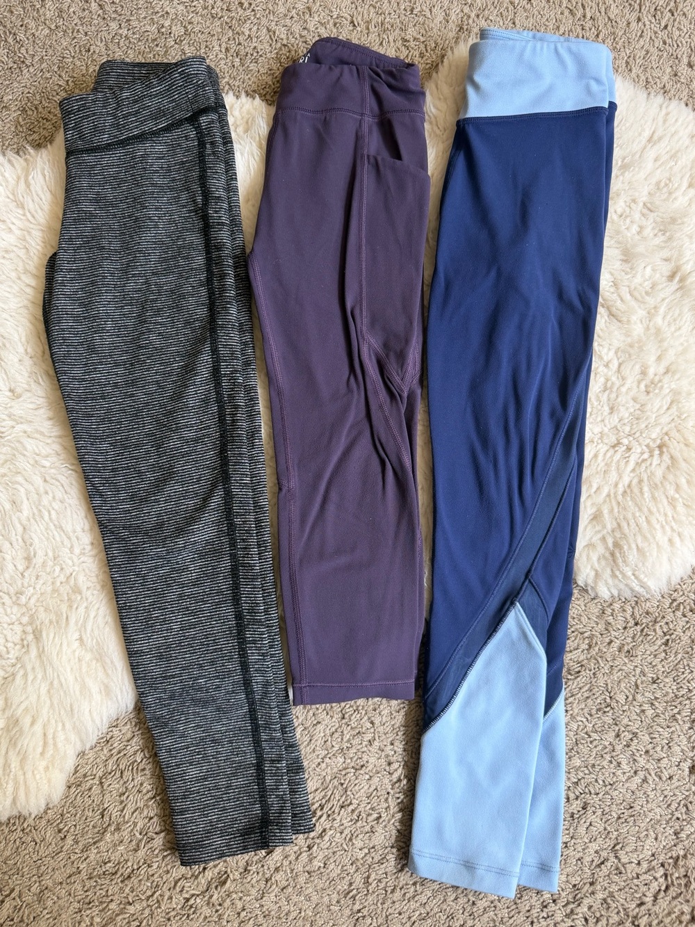 Legging Trio | Athleta & Old Navy | S